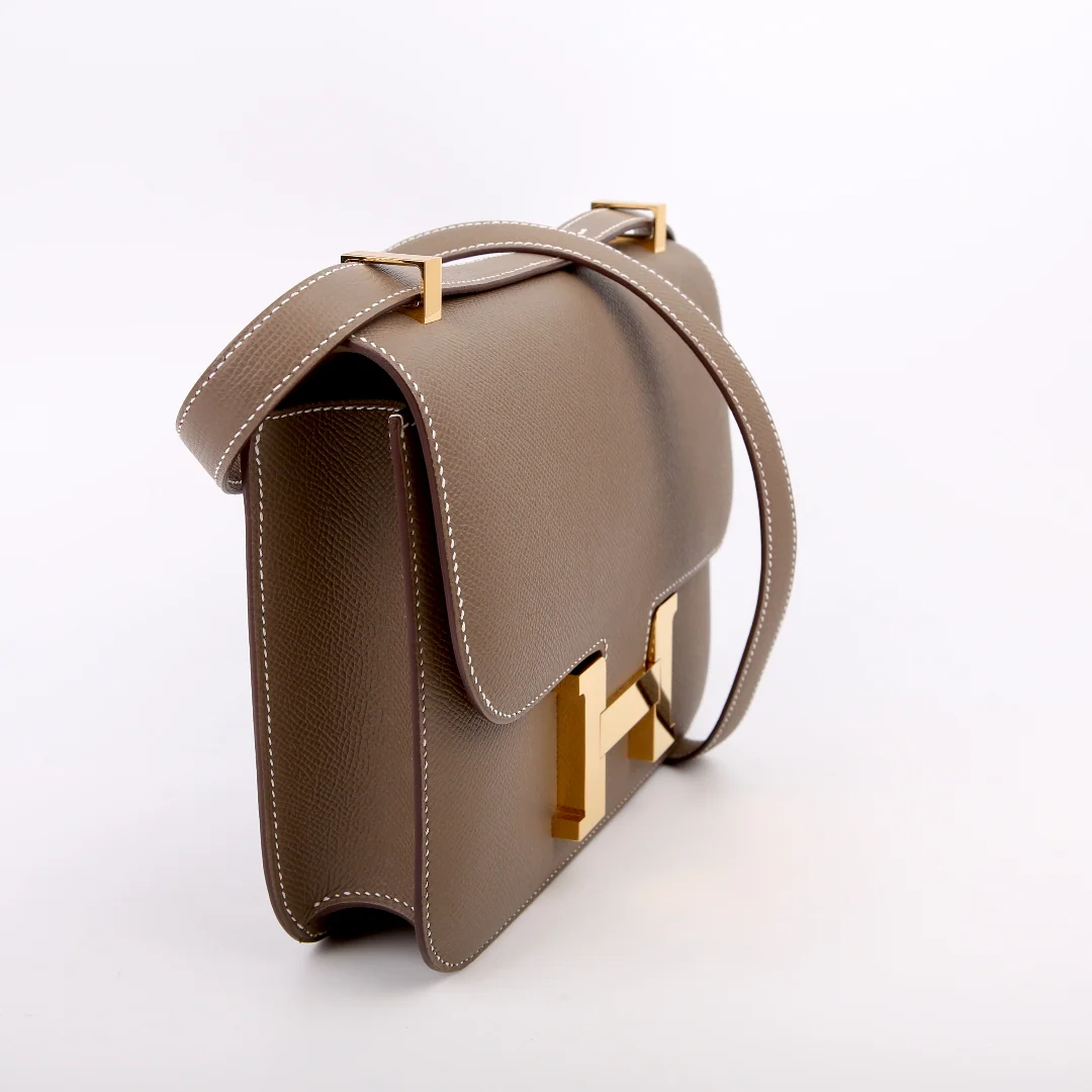 HERMÈS Constance 24 Epsom 2024 Etoupe/Gold