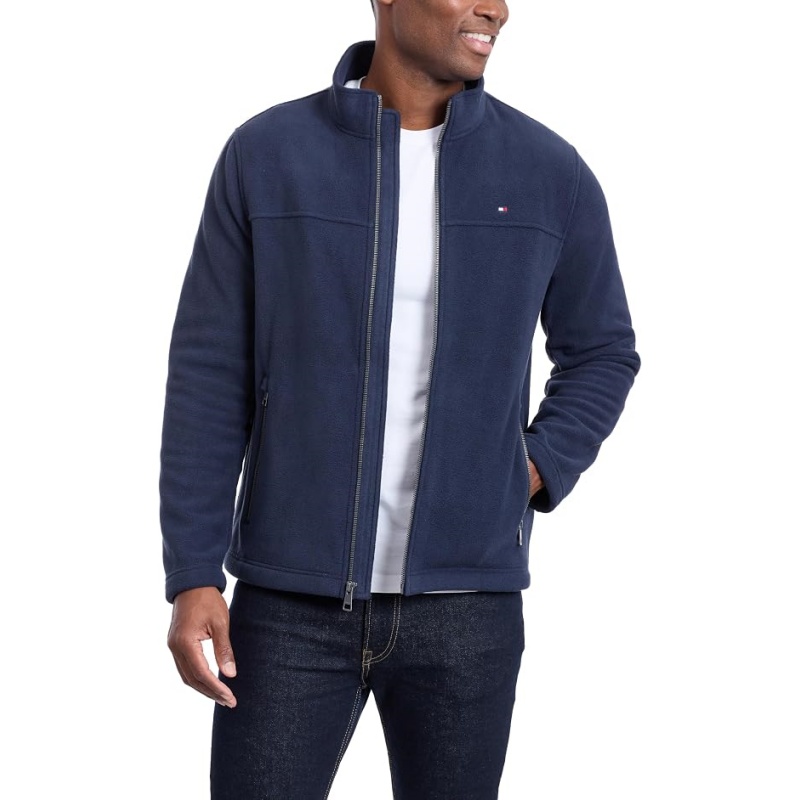 Men's Classic Zip Front Polar Fleece Jacket
