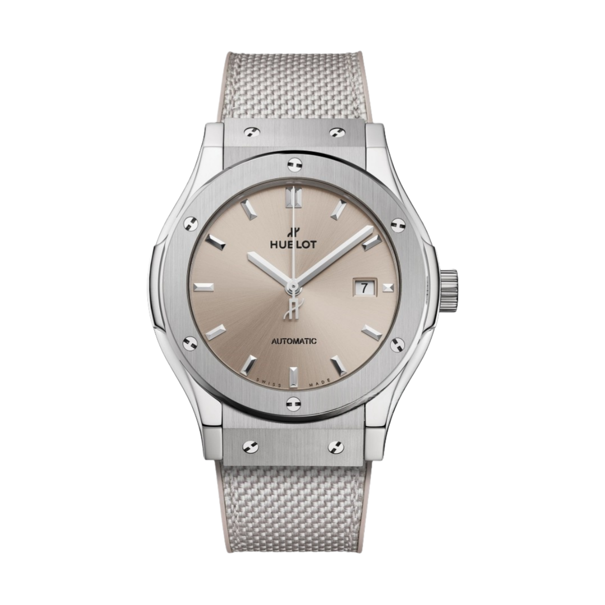Hublot Classic Fusion 42mm 542.NX.4610.NR.HEC25 Essential Taupe Dial Titanium Case