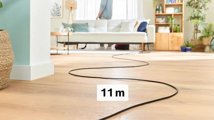 BOSCH - Aspirapolvere a traino BGB41PET1-Nero, Rosso