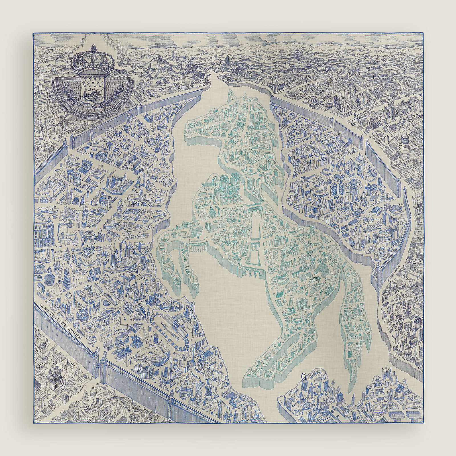 La Nouvelle Cite Cavaliere shawl 140