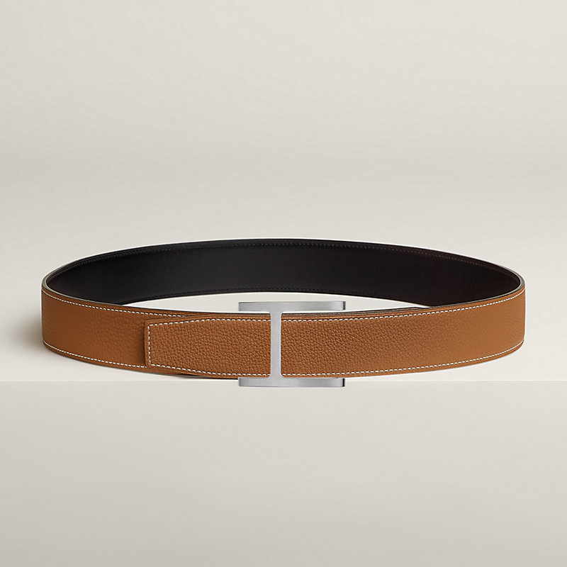 Fil d'H belt buckle & Reversible leather strap 38 mm