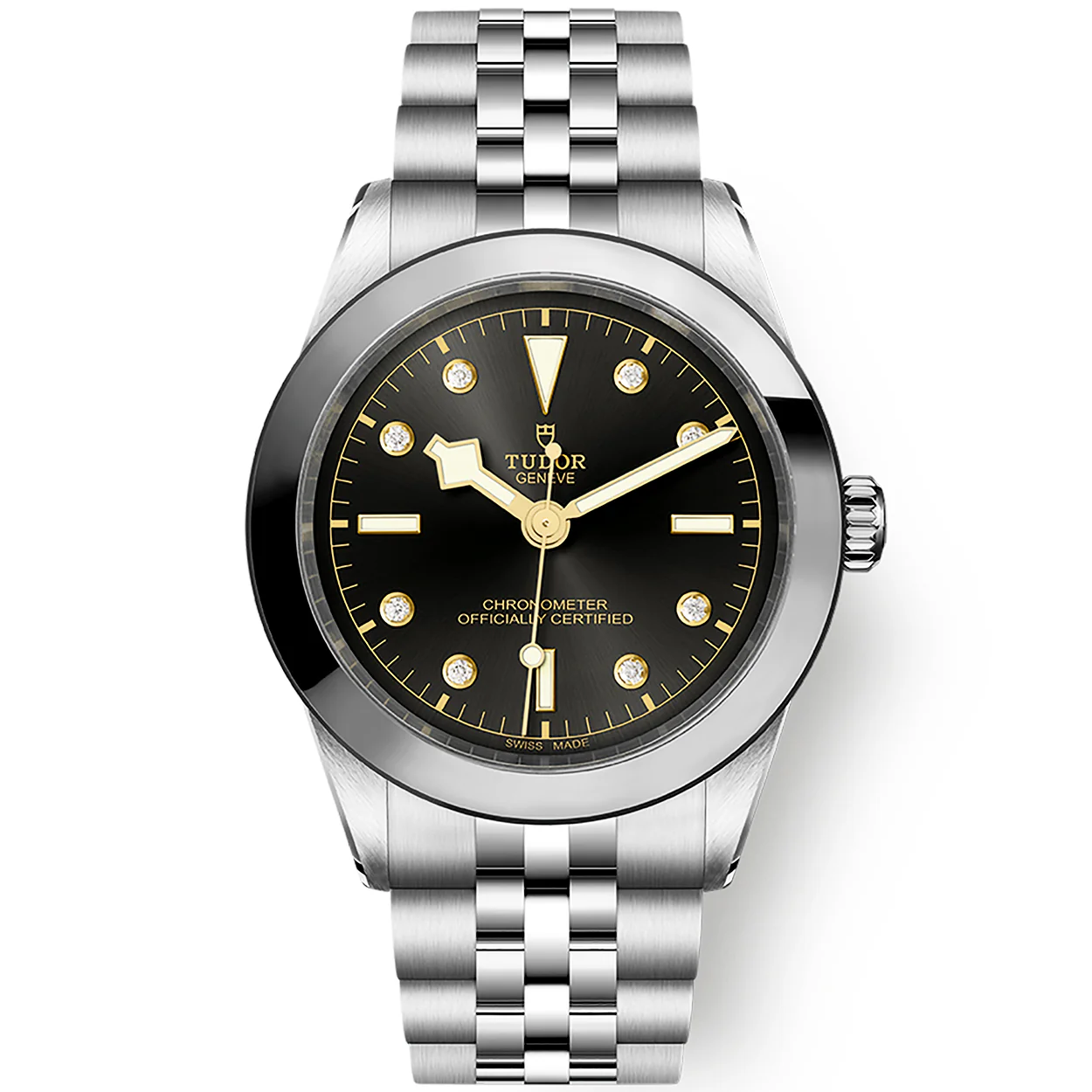 【7A Quality】TUDOR Black Bay 39mm Anthracite Diamond Set Dial Men's Bracelet Watch M79660-0004