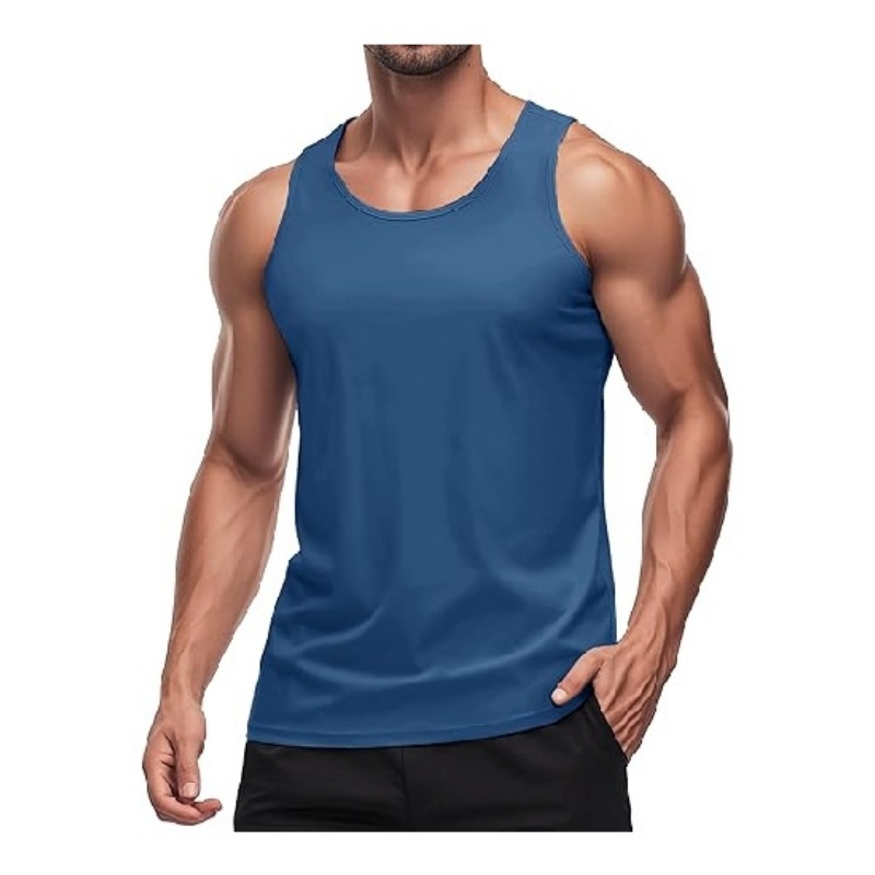 Men's UPF 50+ Quick Dry Muscle Tank Top Sleeveless Shirts