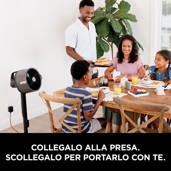 SHARK - Ventilatore portatile FLEXBREEZE PROMIST-Nero