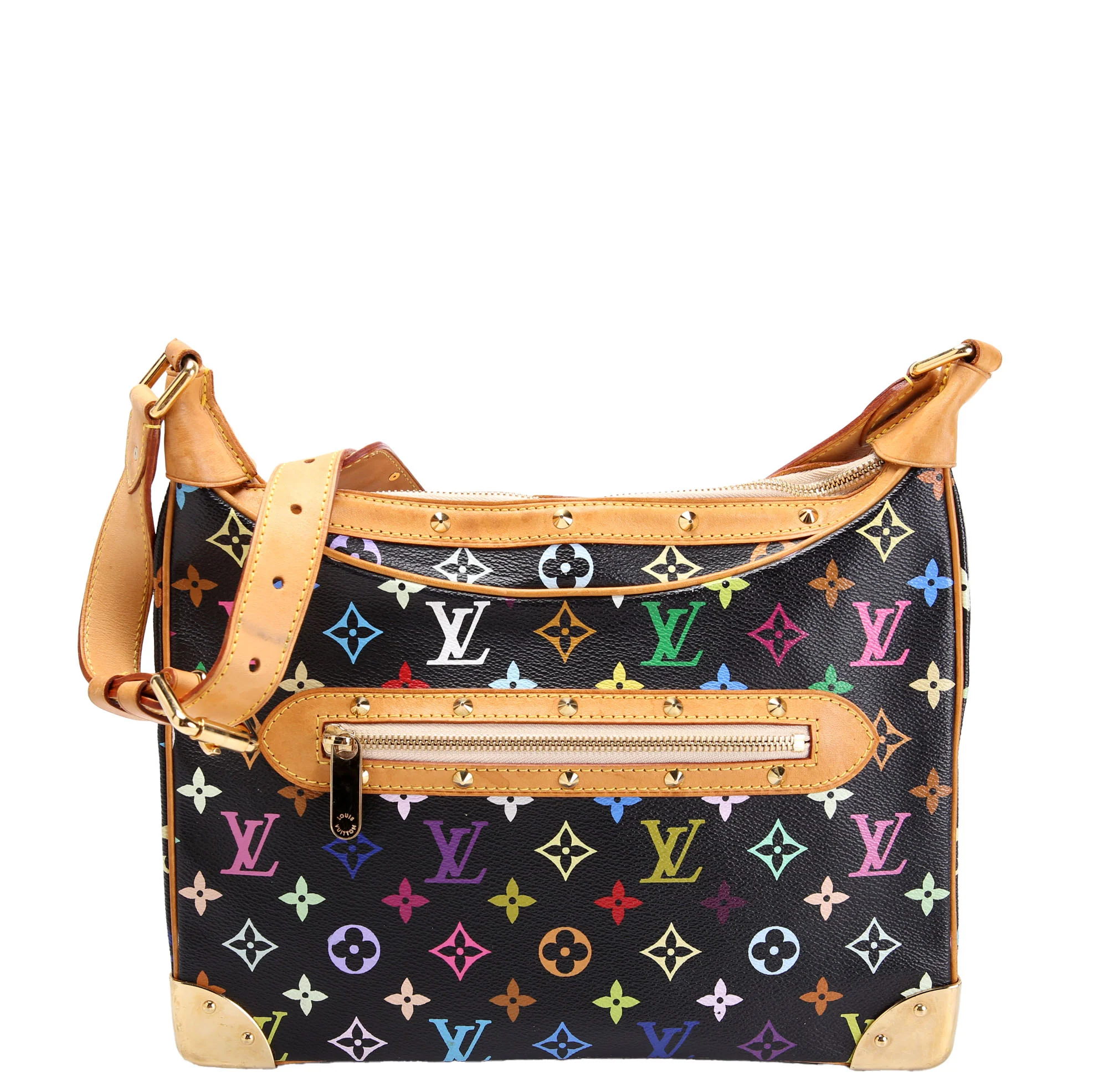 LOUIS VUITTON Boulogne 30 Multicolor Monogram Black