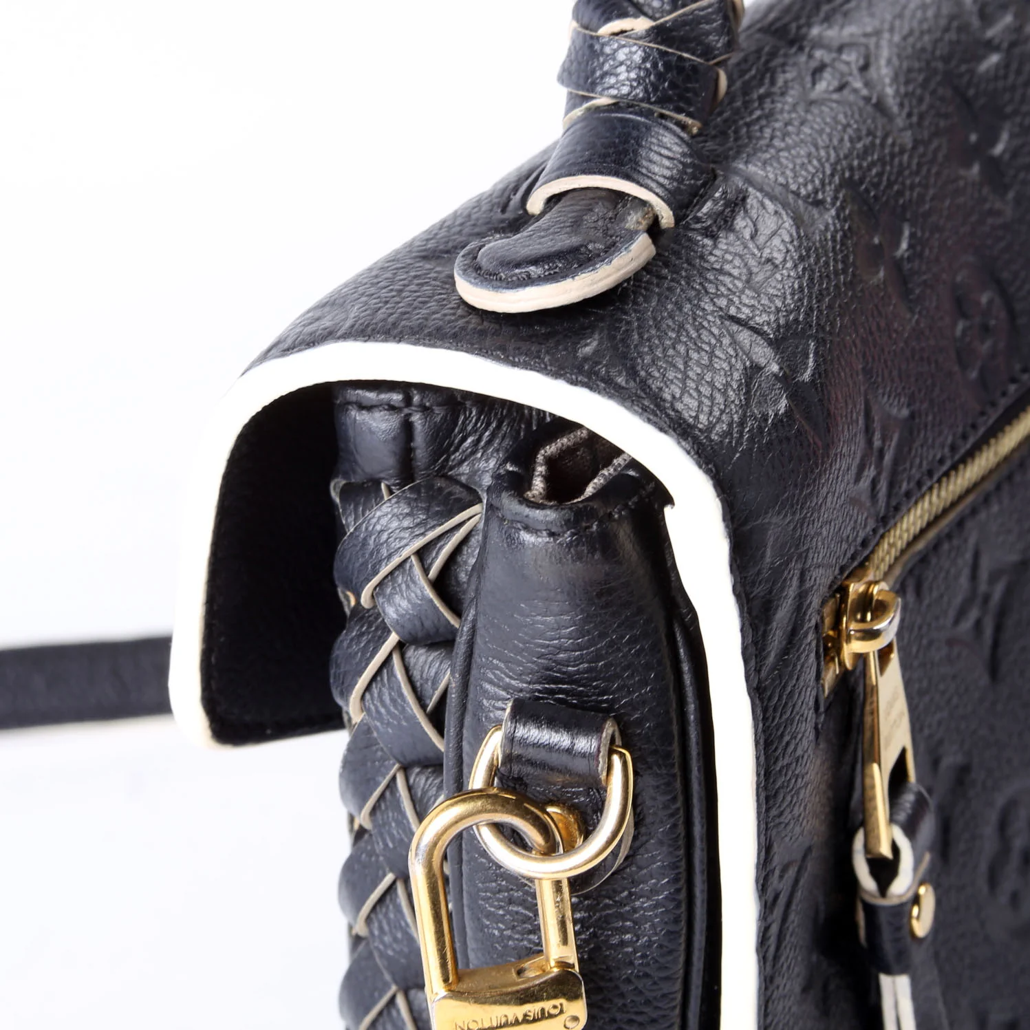 Pochette Metis Empreinte Braided Black