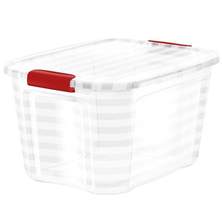 Storage Tote with Locking Lid