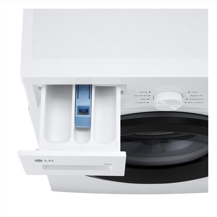 LG - Lavatrice F4NA10S8NWK SERIE A1 8 Kg Classe A-White