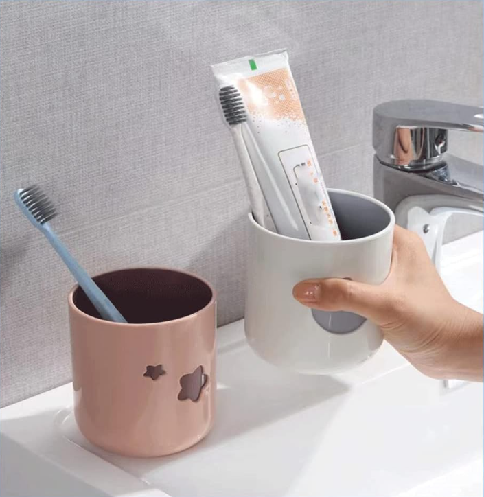 4 Pcs Bathroom Tumblers