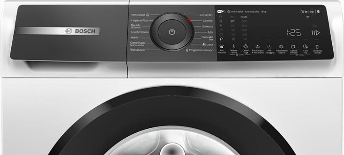 BOSCH - Lavatrice Serie 6 WGH24400IT 9Kg 1400g/m Classe A-BIANCA