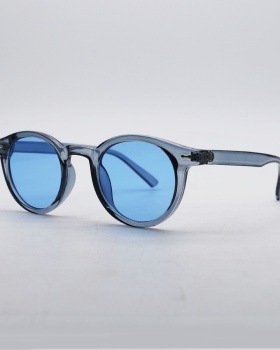 Retro round frame Sunglasses