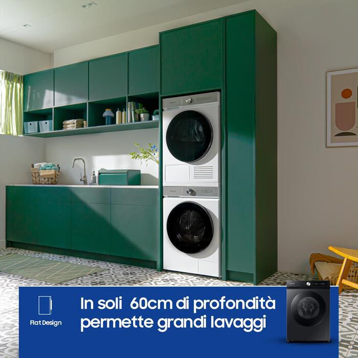 SAMSUNG - Lavatrice WW11DB7B94GBU3 11 Kg Classe A-NERO