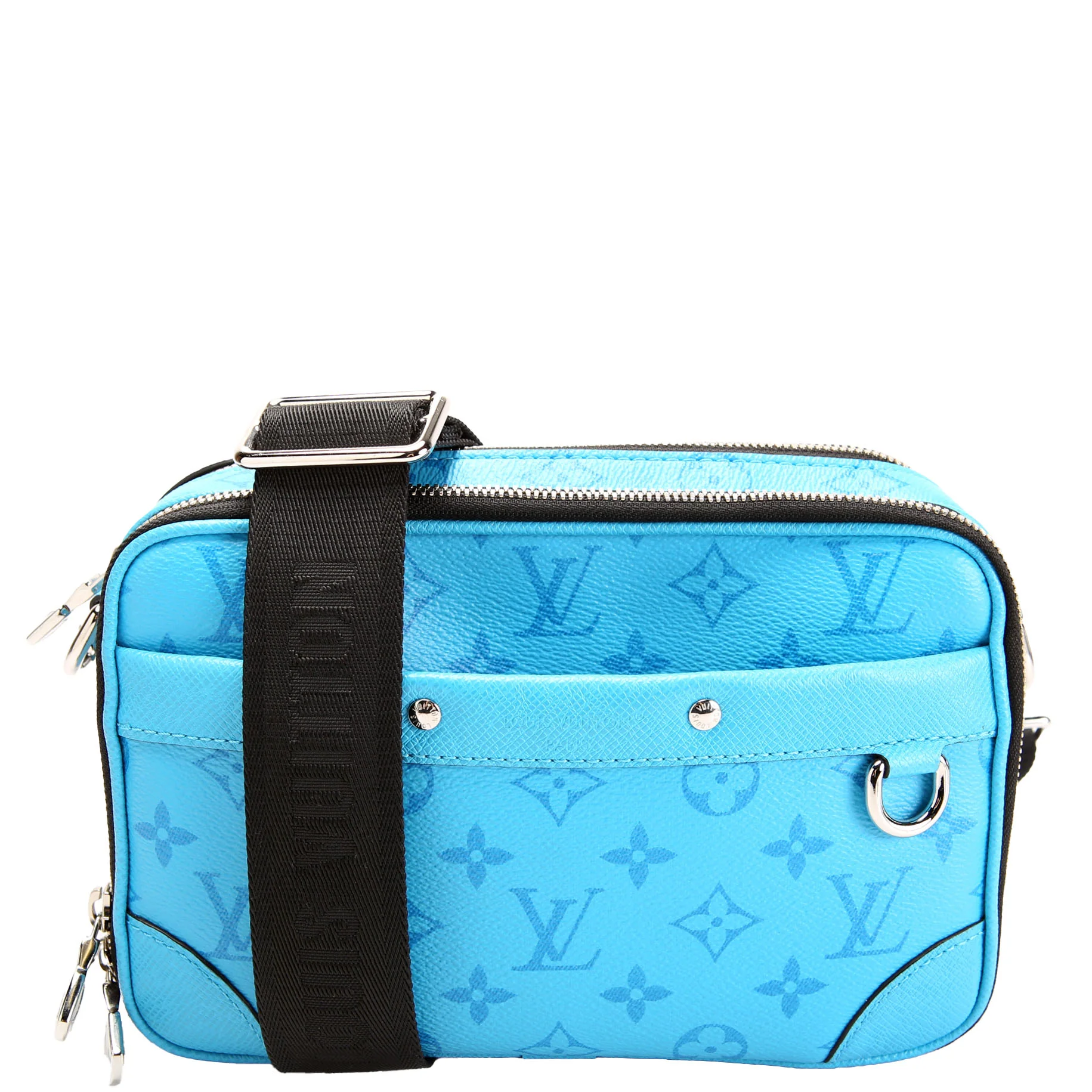 LOUIS VUITTON Alpha Messenger Taigarama Blue