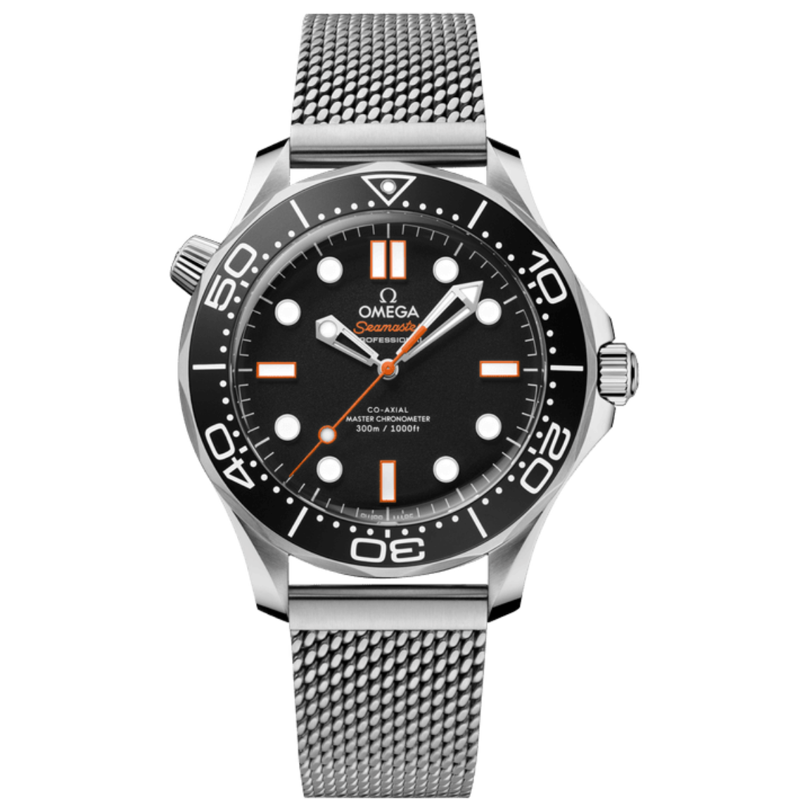 Omega Seamaster 300M Diver's Watch, 42mm, stainless steel case with stainless steel bracelet