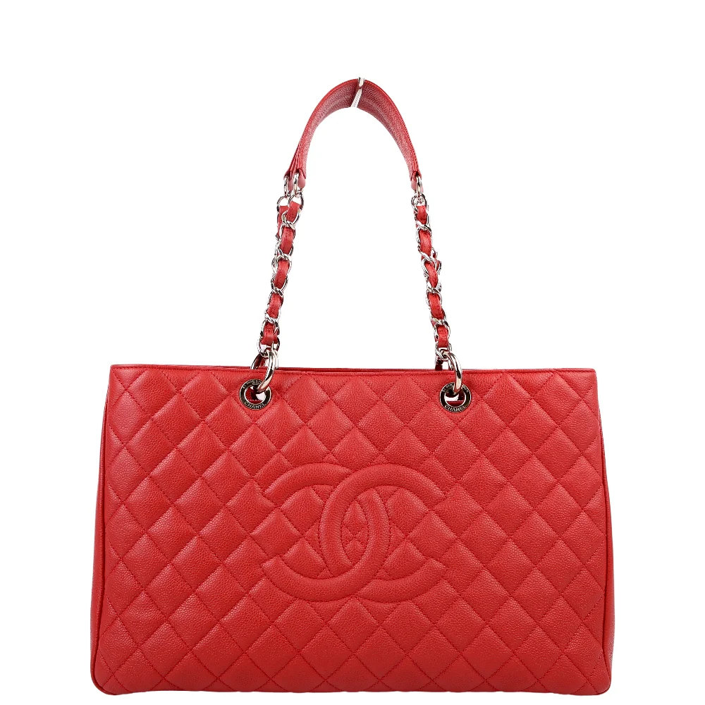 CHANEL Grand Shopping Tote XL Red