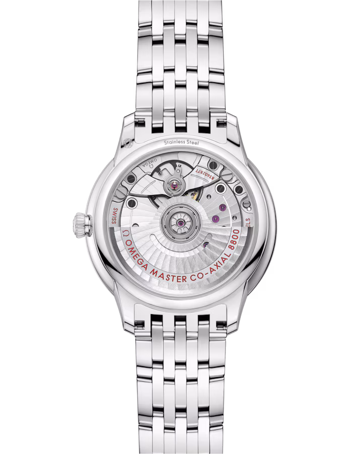 Omega De Ville Prestige, Stainless Steel and Diamond-set, 34 mm 434.15.34.20.52.001