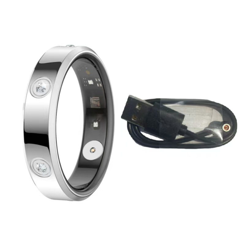 Smart Ring with Blood Oxygen, Heart Rate Variability, Stress, Menstrual Cycle, Family Care, Sleep, and Exercise Monitoring- MT1
