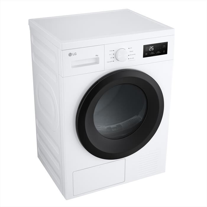 LG - Asciugatrice RNA1008NWK 8Kg Classe D-Bianco