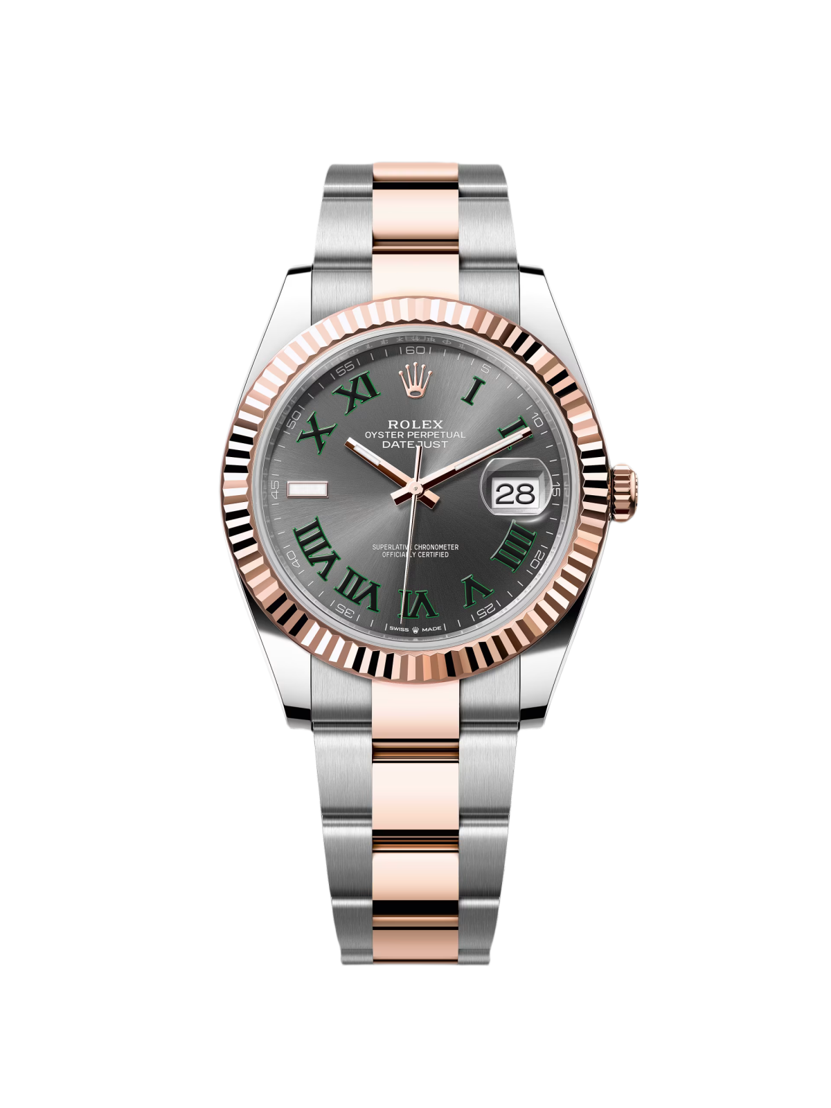 RLX Datejust 41mm 126331 Oyster Band Steel and Everose Gold Men’s Watch