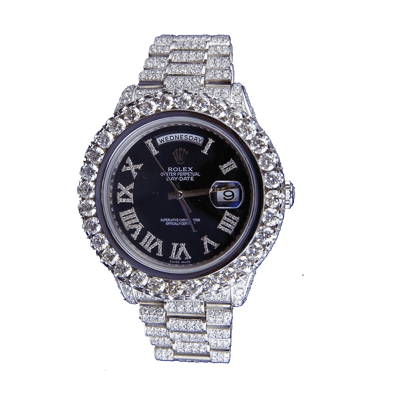 Rolex Day-Date 218239 Fully Iced Out Replica