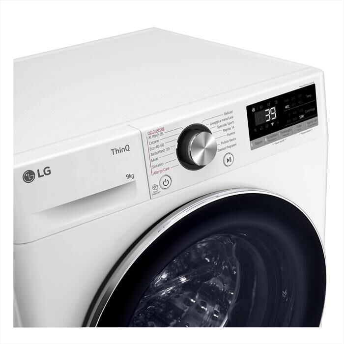 LG - Lavatrice AI DD R7 F2R7S09TSWC 9kg Classe A-10%-Bianca