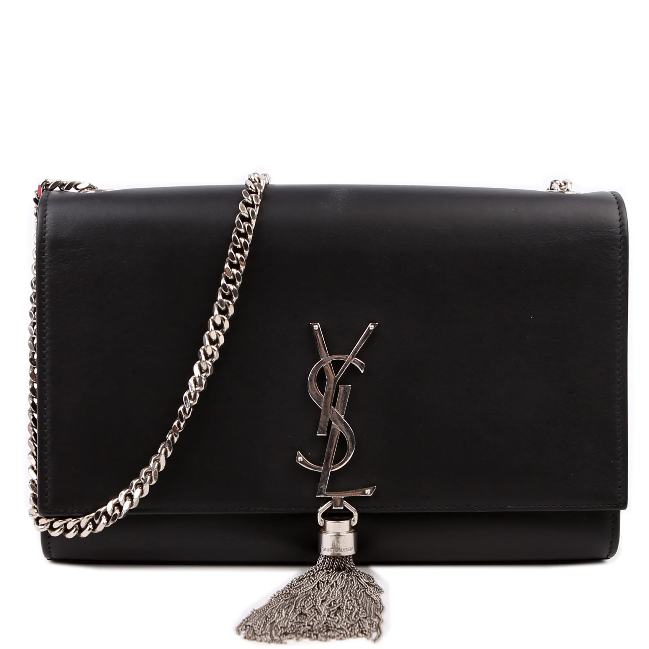 SAINT LAURENT Kate Tassel Satchel Medium Black