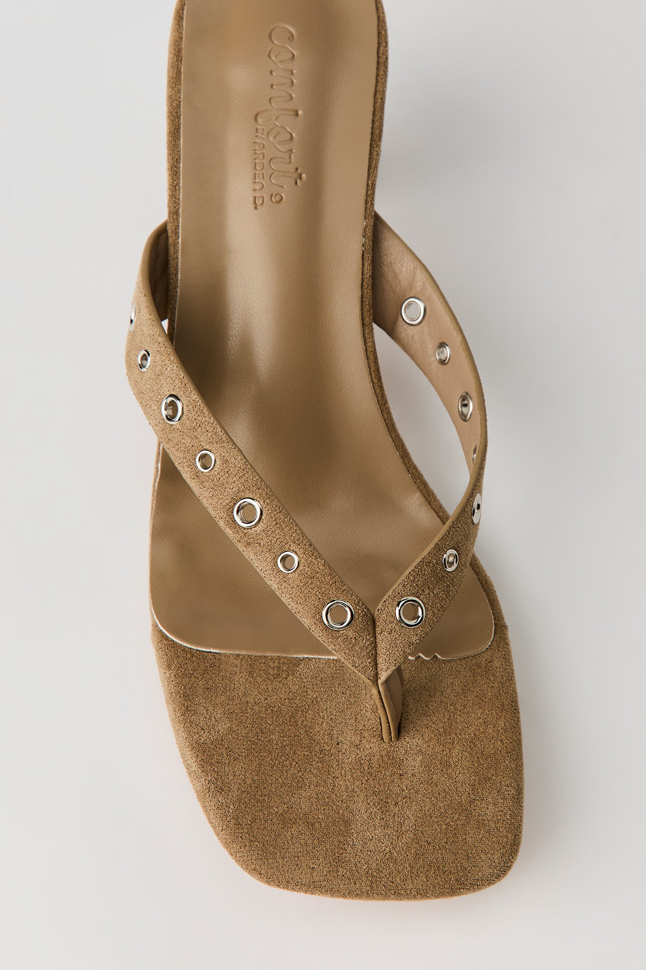 Kitten Heel Thong Sandal
