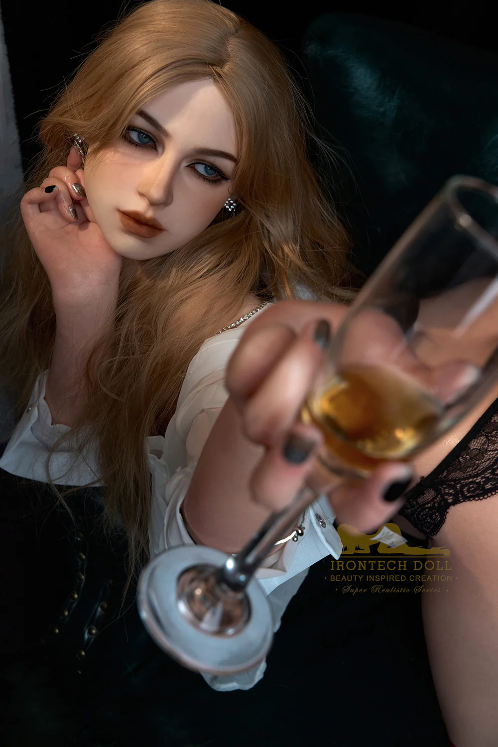 US Stock - Irontechdoll Josie 5ft45/ 164cm #S38 Full Silicone Hyper Realistic Big Tits Sex Doll For Men