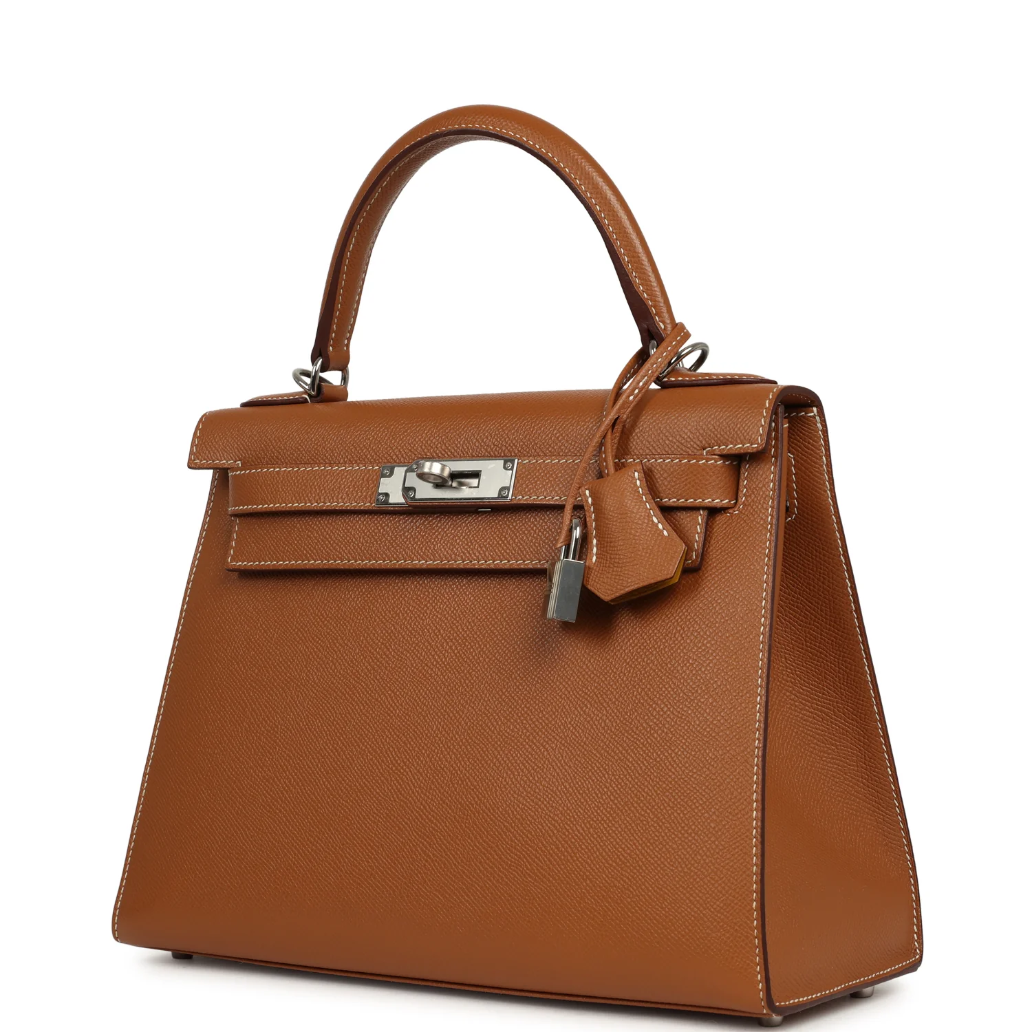 Hermes Kelly Sellier 28 Gold Verso Epsom Palladium Hardware