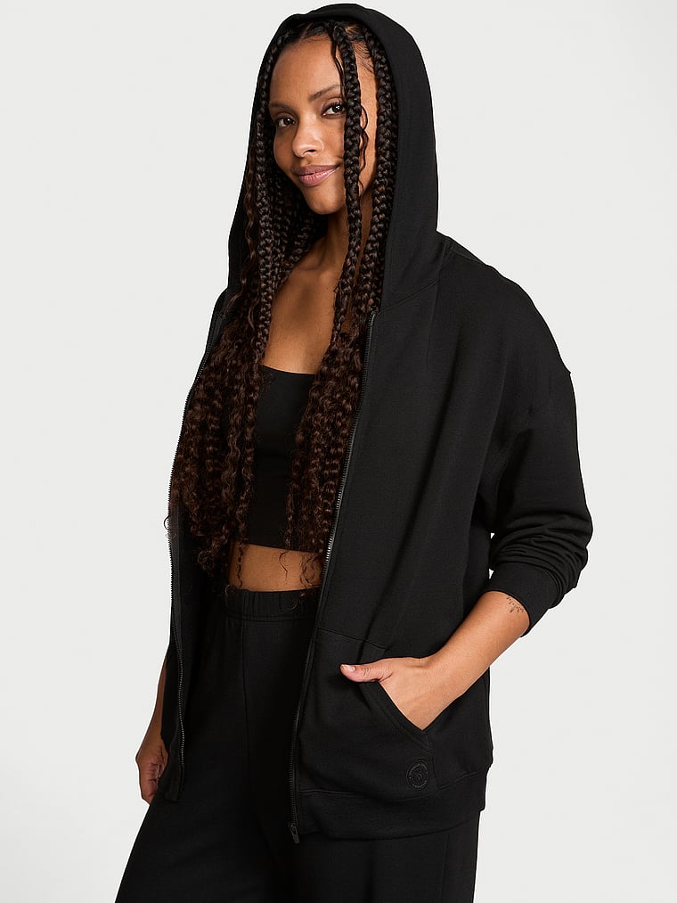 Victoria's Secret Brushed Modal Fleece Full-Zip Hoodie