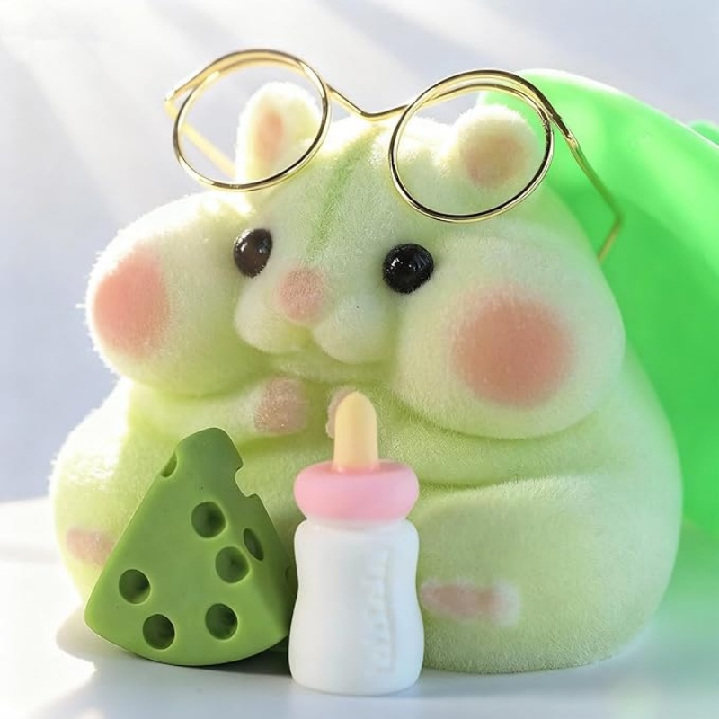SQUISHPOP Taba Squishy Hamster Toy, Cute Squishy Hamster Fidget Toy