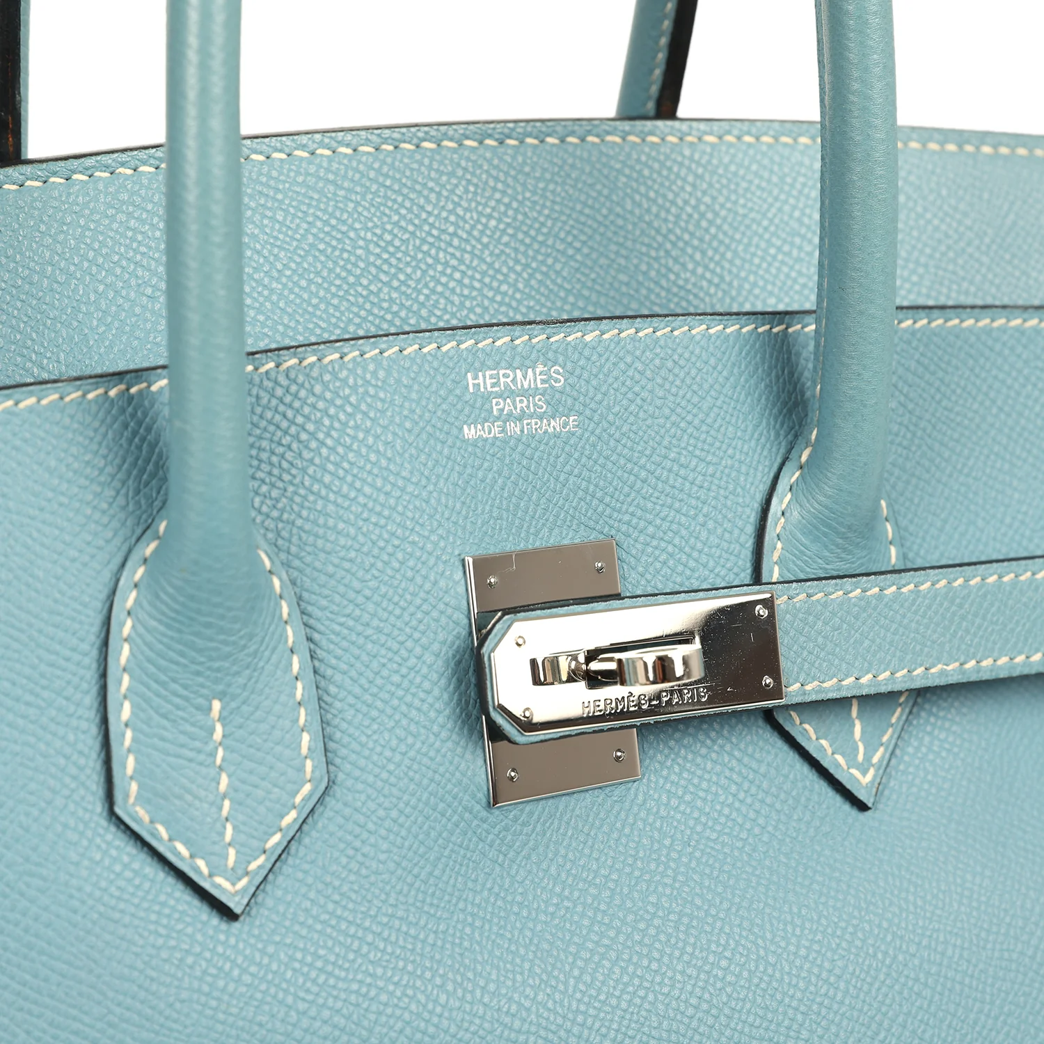 Hermes Birkin 35 Blue Jean Epsom Palladium Hardware