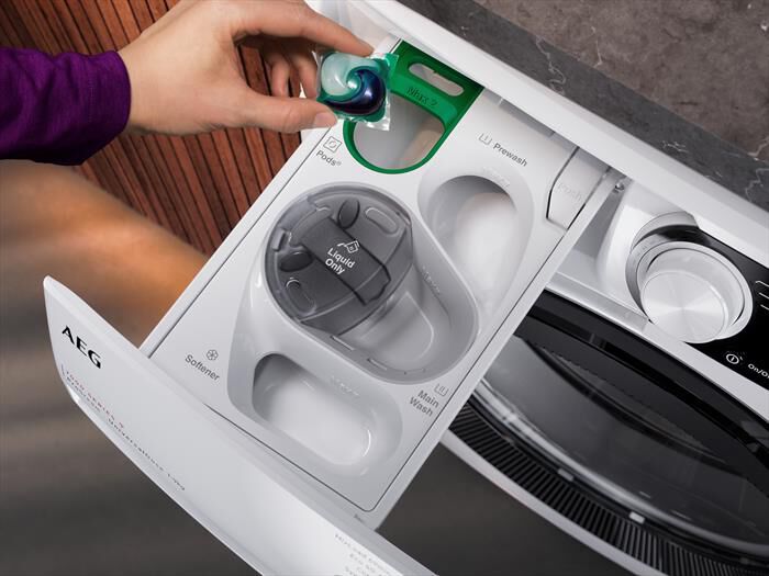 AEG - Lavatrice LR8H94GBY 9 Kg Classe A-Bianco/oblò nero