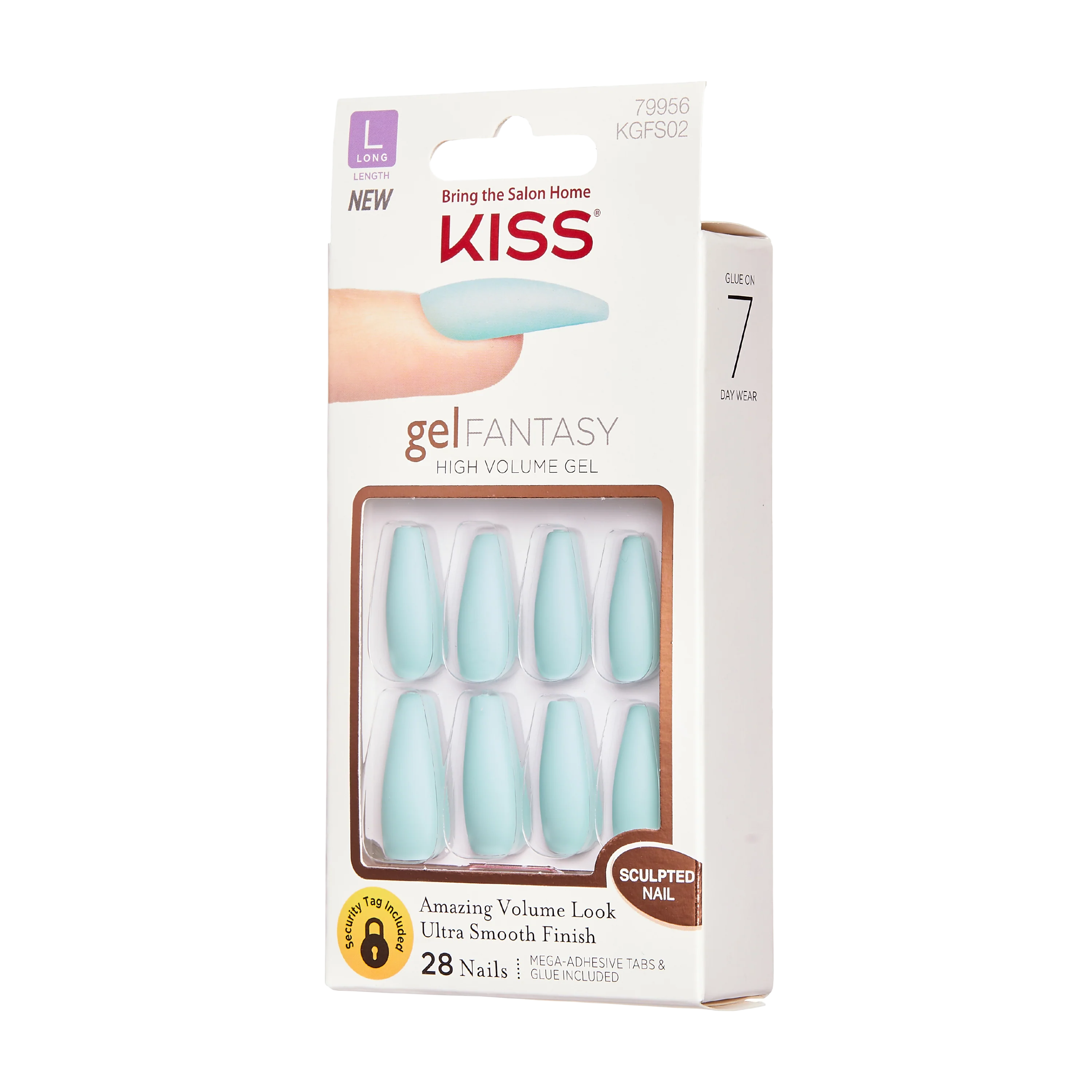 KISS Gel Fantasy Press On Glue Nails - Back It Up