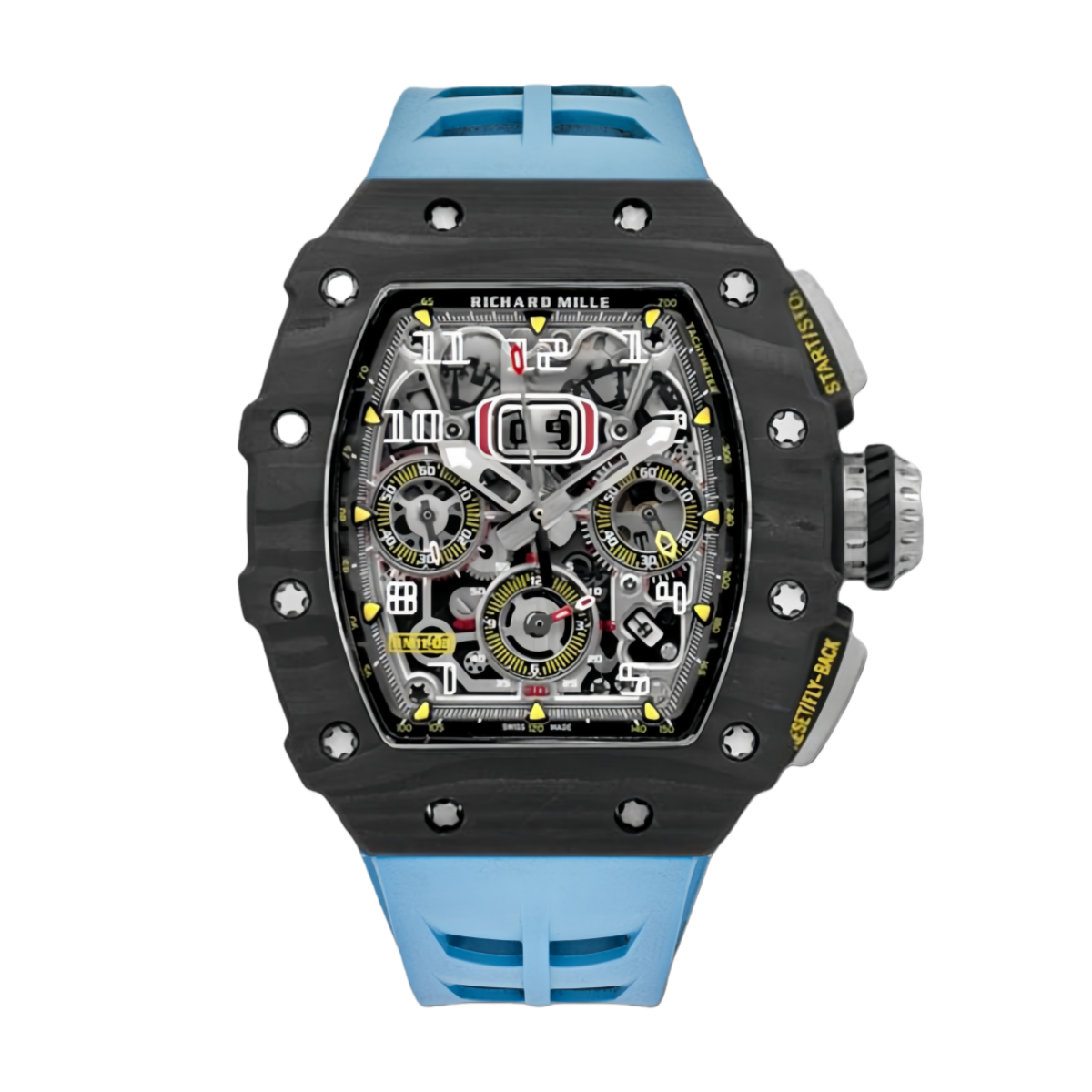 【7A Quality】Richard Mille RM 11-03 Automatic Flyback Chronograph Blue Watch