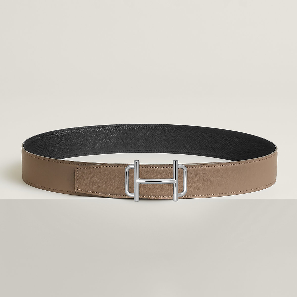 Royal belt buckle & Reversible leather strap 38 mm