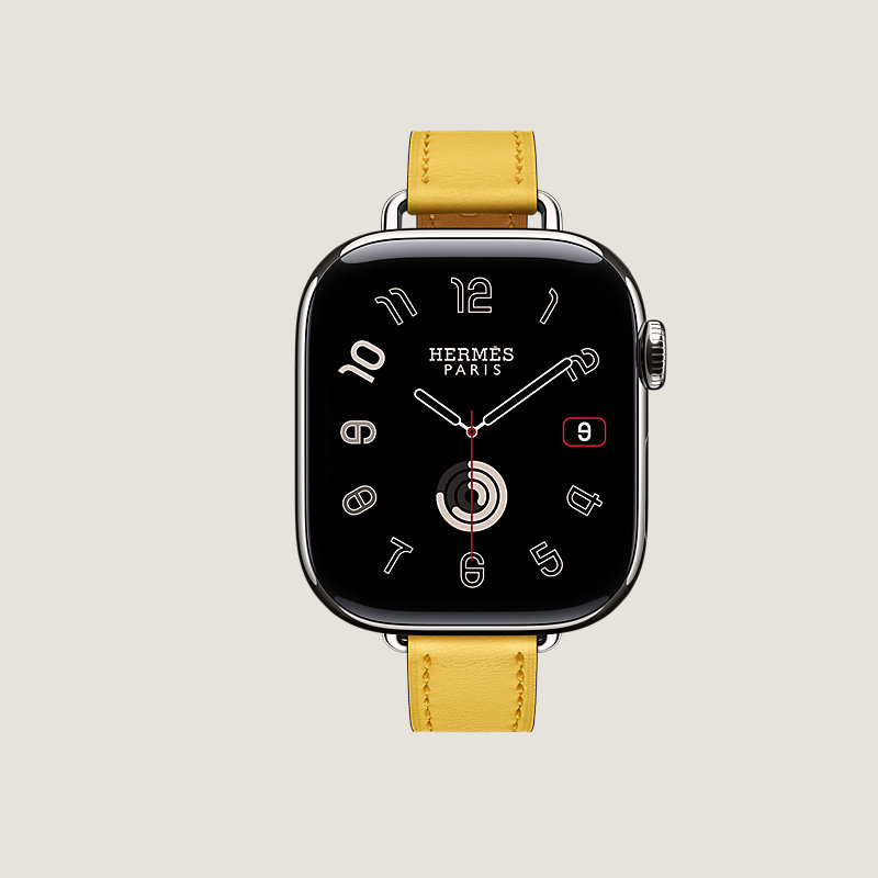 Series 11 case & Band Apple Watch Hermès Single Tour 42 mm Attelage