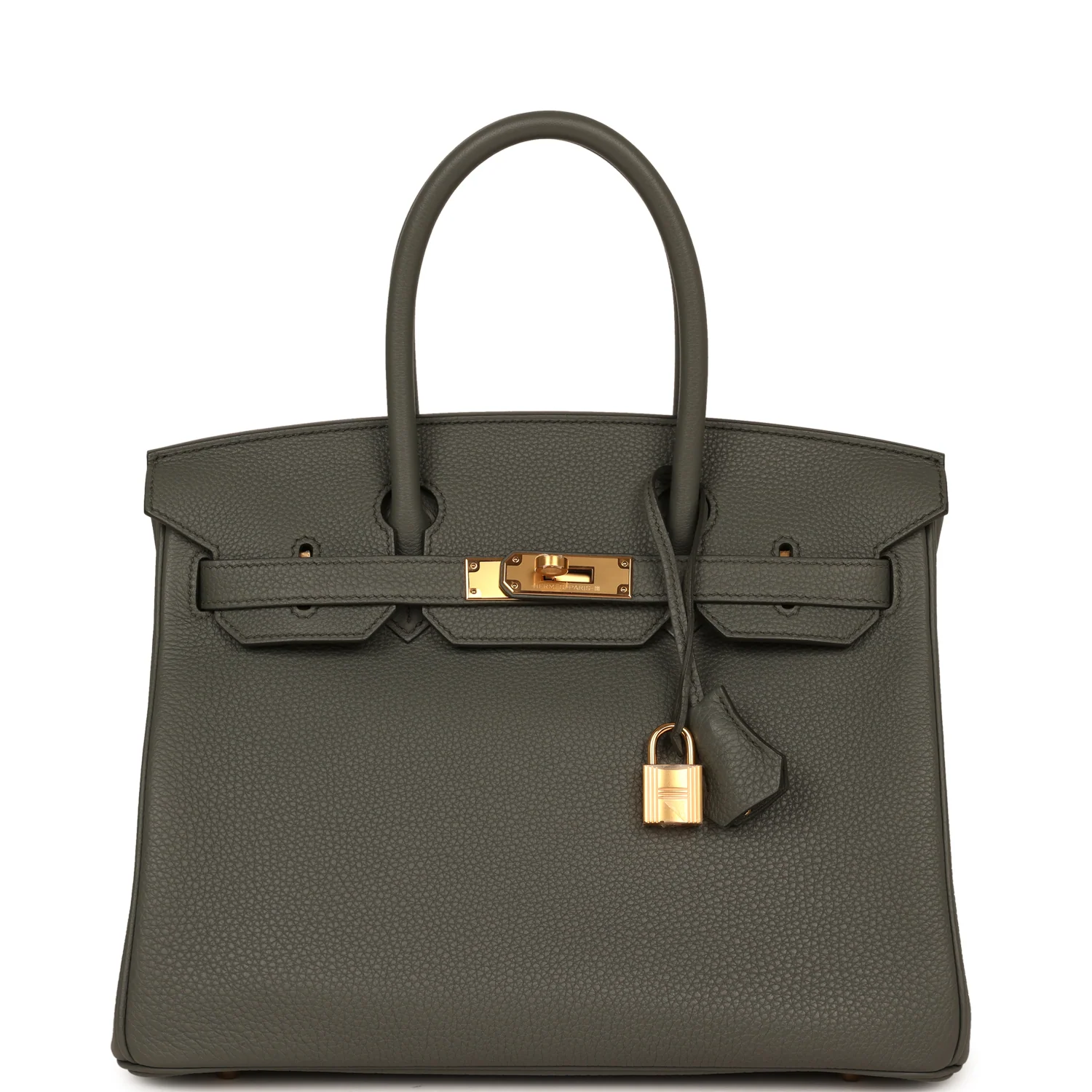 HERMÈS Birkin 30 Vert Amande Togo Gold Hardware