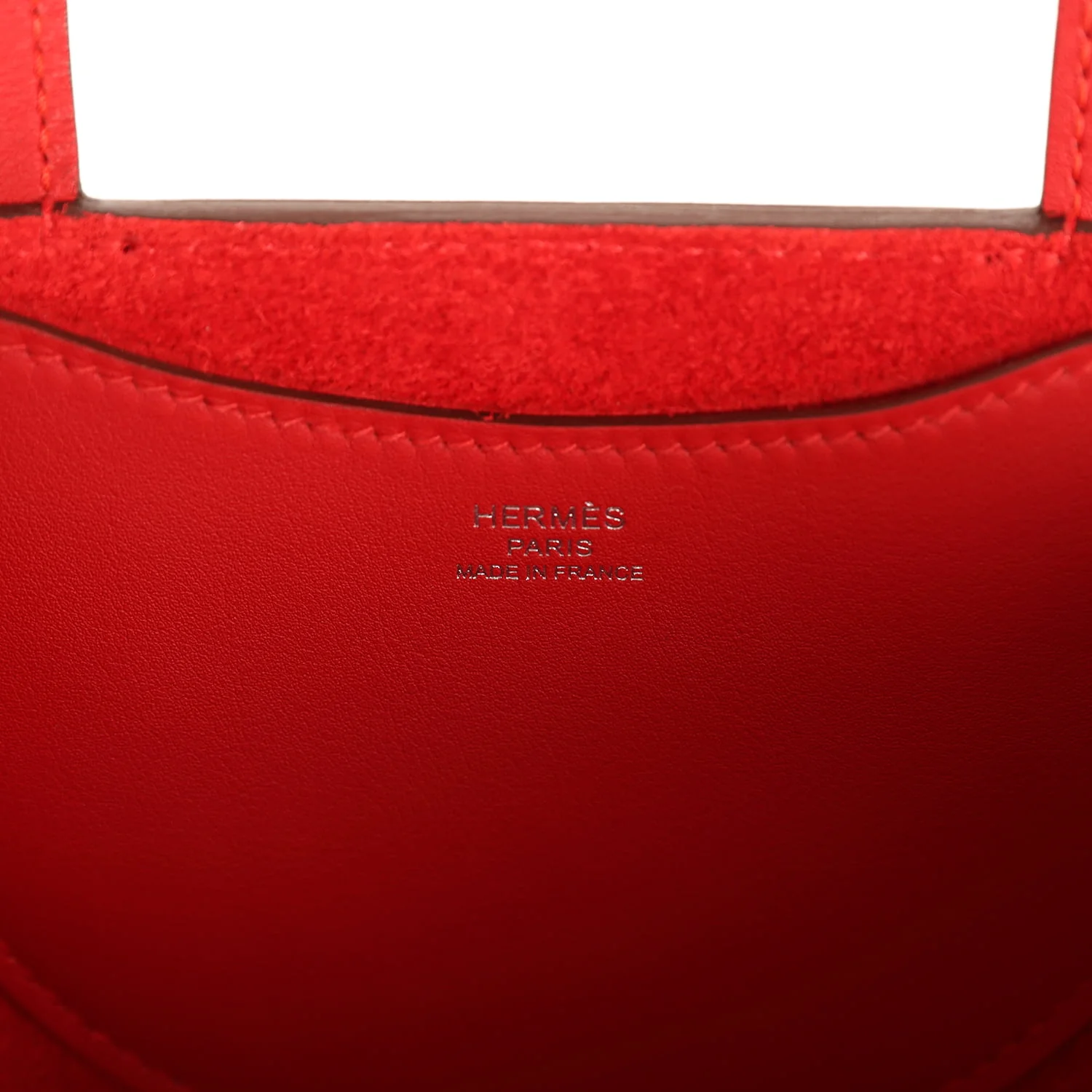 Hermes In-The-Loop 18 Rouge Radieux Clemence and Swift Palladium Hardware