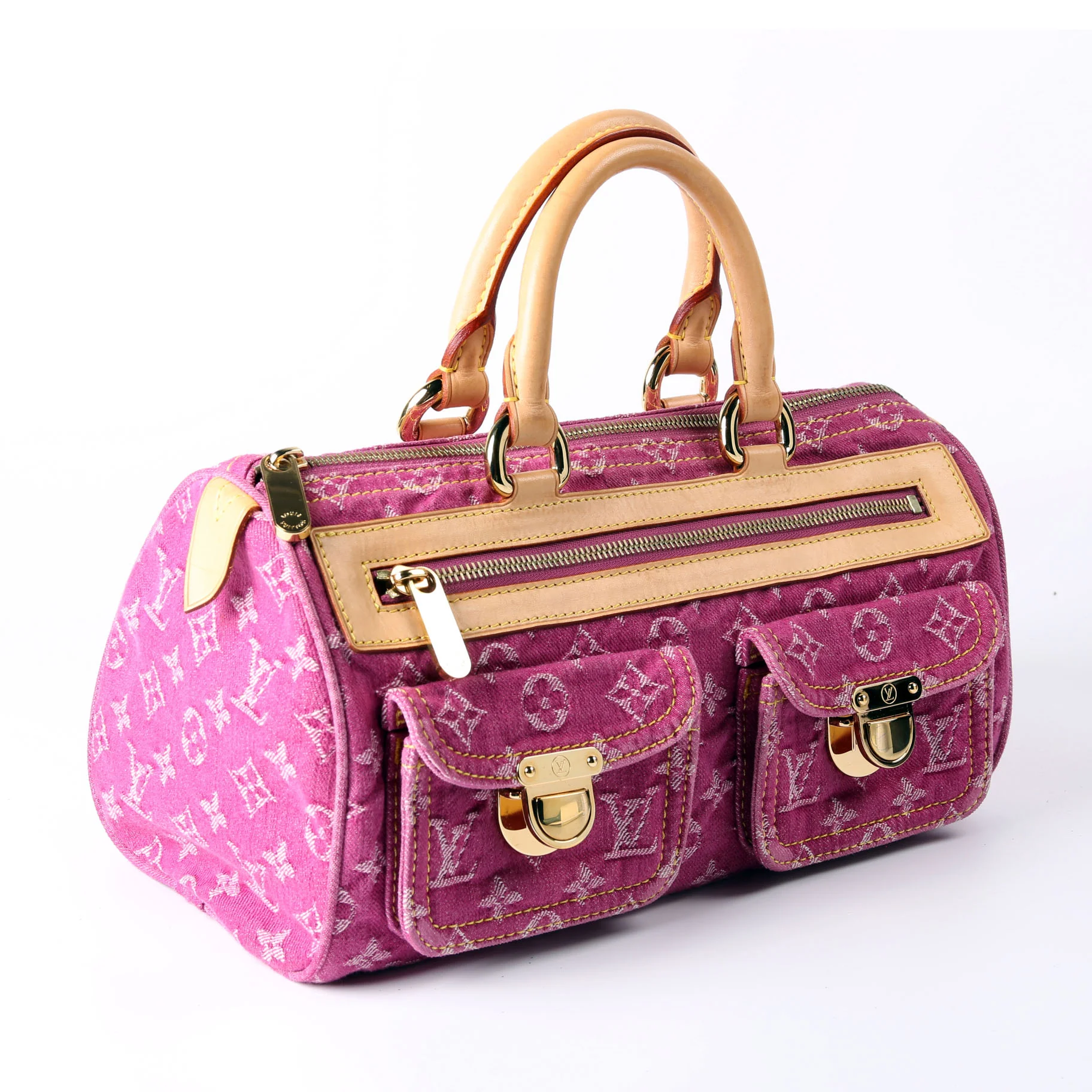 LOUIS VUITTON Neo Speedy Denim/Sky Magenta