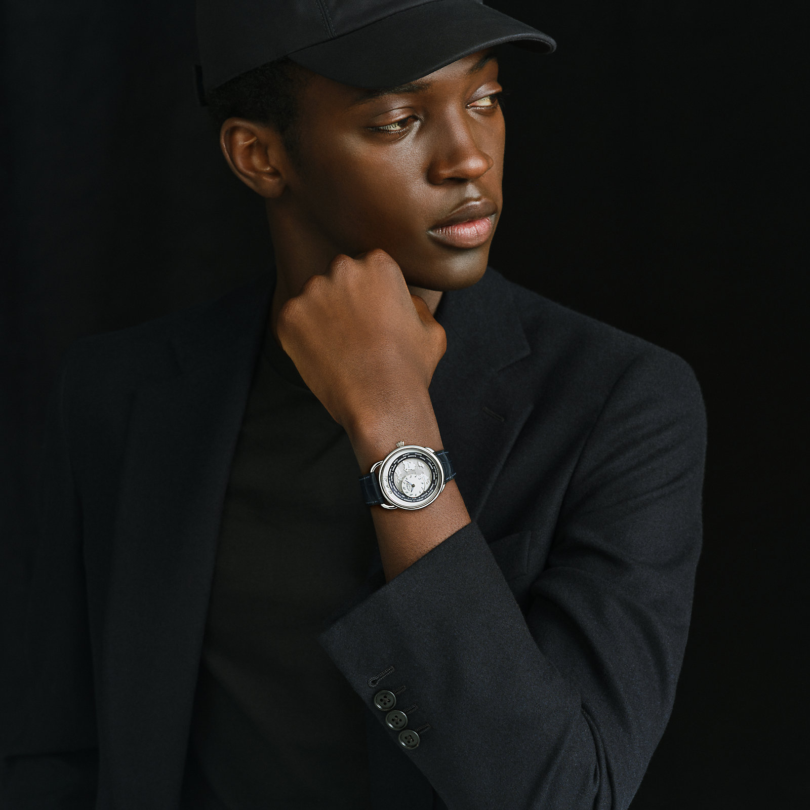 Arceau Le Temps Voyageur watch, 41 mm
