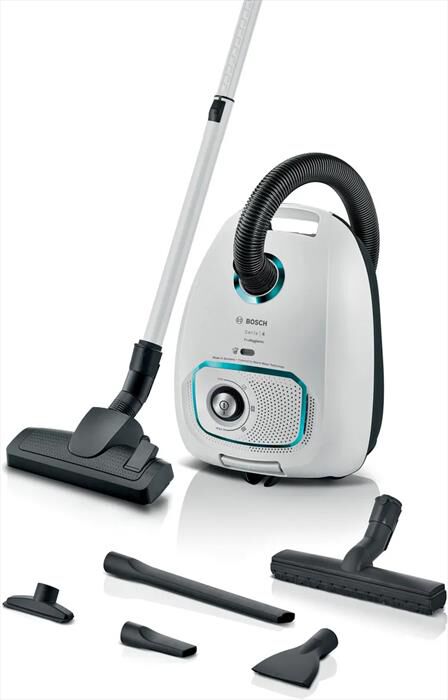 BOSCH - SERIE 4 ASPIRAPOLVERE CON SACCO PROHYGIENIC-Black,White