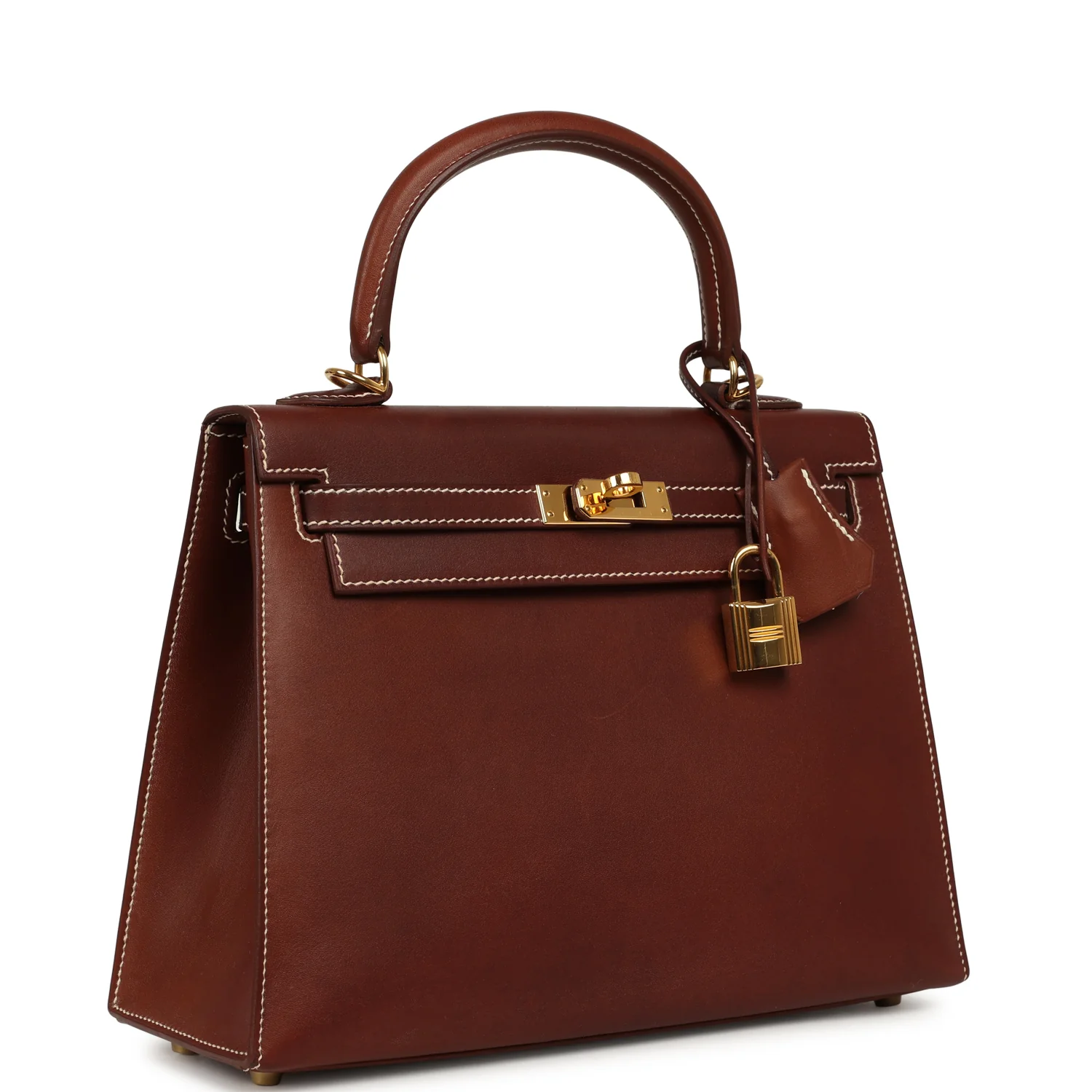 Hermes Kelly Sellier 25 Fauve Barenia Gold Hardware