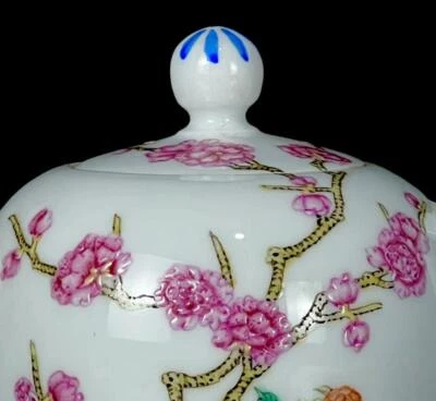 Yongzheng Signed Old Chinese Famille Rose Teapot W/flower CK3