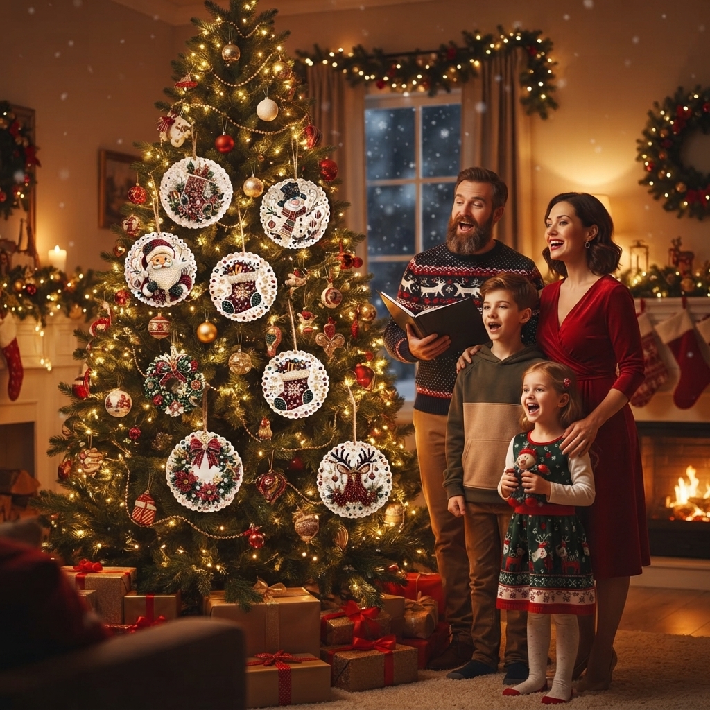 Christmas Wooden Ornaments DIY