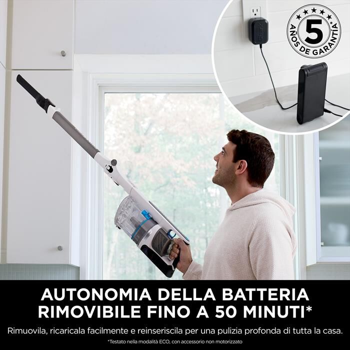 SHARK - Scopa CORDLESS STICK VACUUM POWERPRO PET-Bianco / Grigio