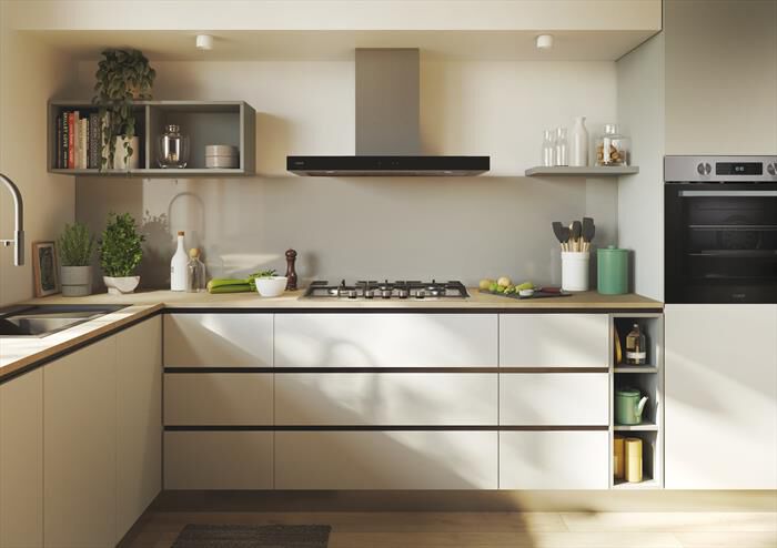 CANDY - Piano cottura gas CHG7WL4WTX 74,5 cm-Acciaio inox