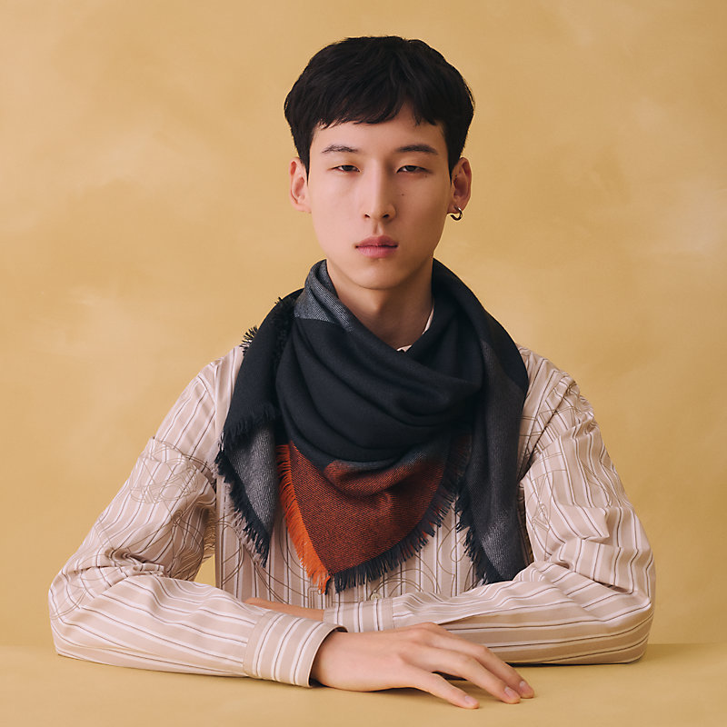 Ikat H Gourmand scarf 100