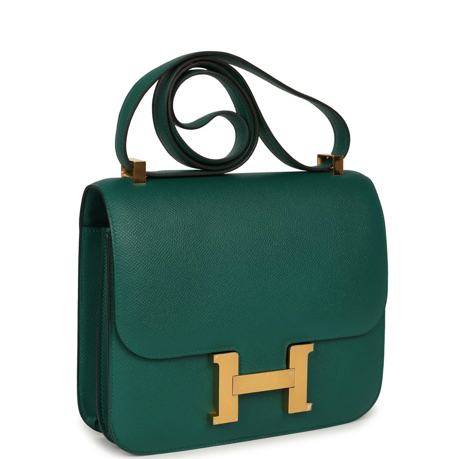 HERMÈS Constance 24 Malachite Epsom Gold Hardware